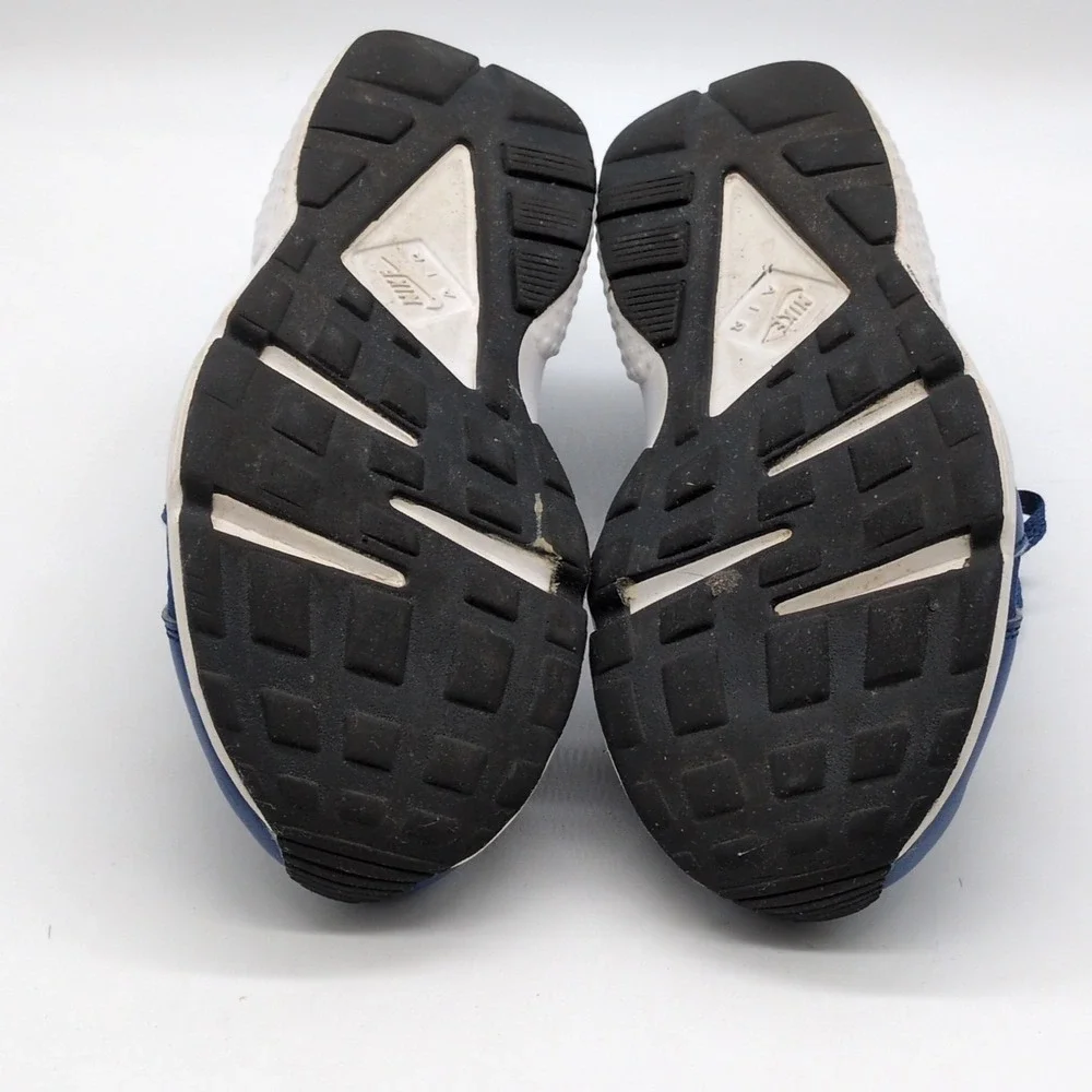 Nike Air Huarache Shoes Womens Blue 7.5 Running Sneakers‎ Heel Support Athletic